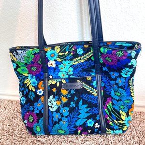 Vera Bradley Blue Floral Shoulder Tote